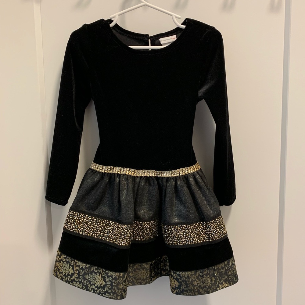 Sweet Heart Rose Toddler Dress